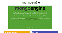 Desktop Screenshot of mongoengine.org