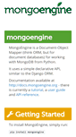 Mobile Screenshot of mongoengine.org